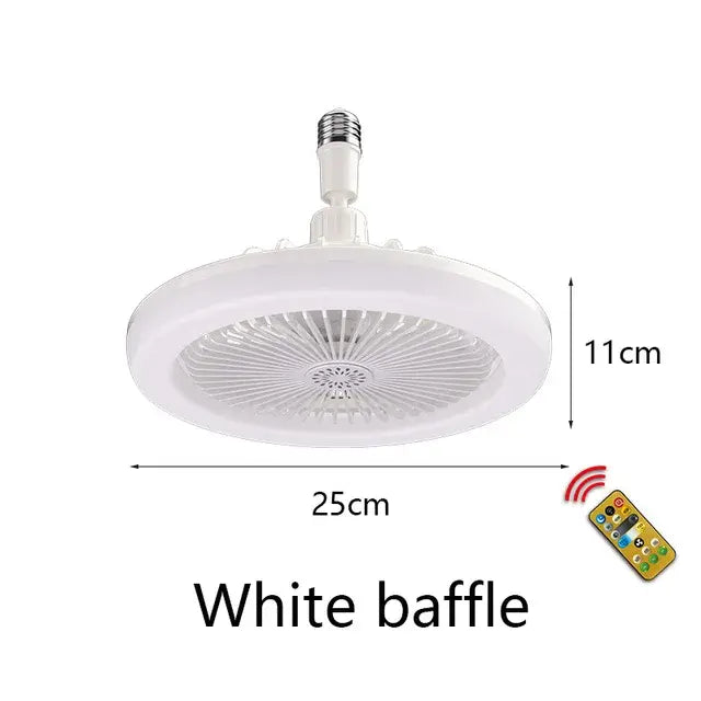 Ceiling Lamp with Remote-Controlled Cooling Fan